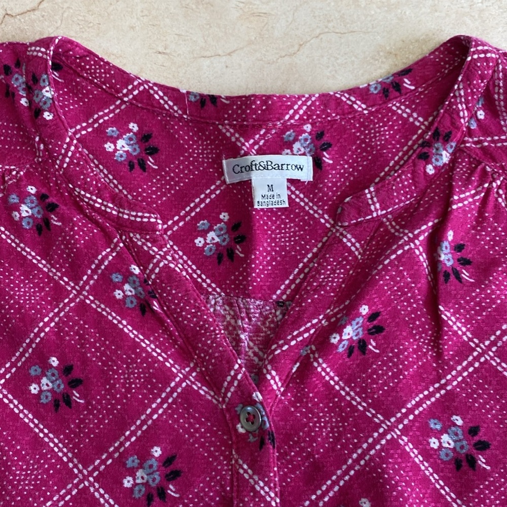 Craft & Borrow Pink Button Top - Picture 5 of 11
